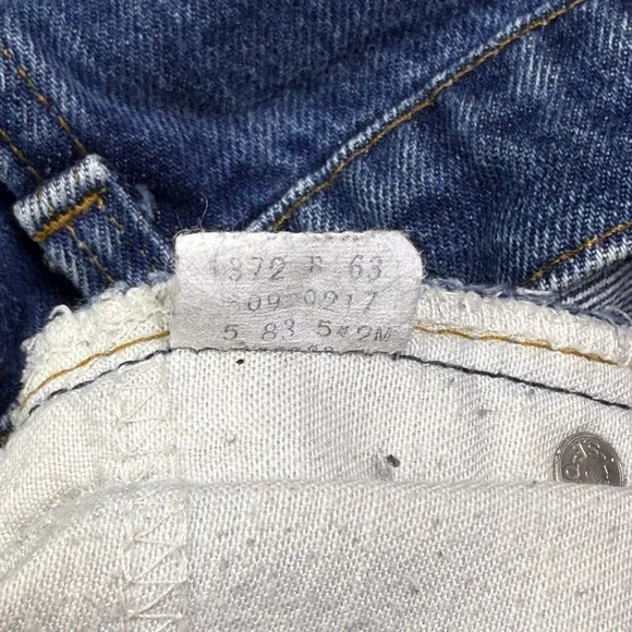 Vintage 80s Levi’s 509‎ orange tab jeans - Picture 4 of 7